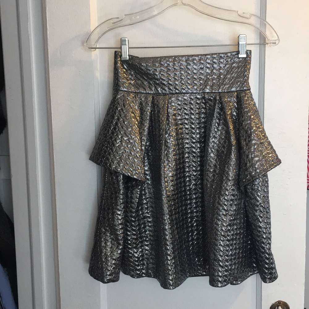 Metallic skirt